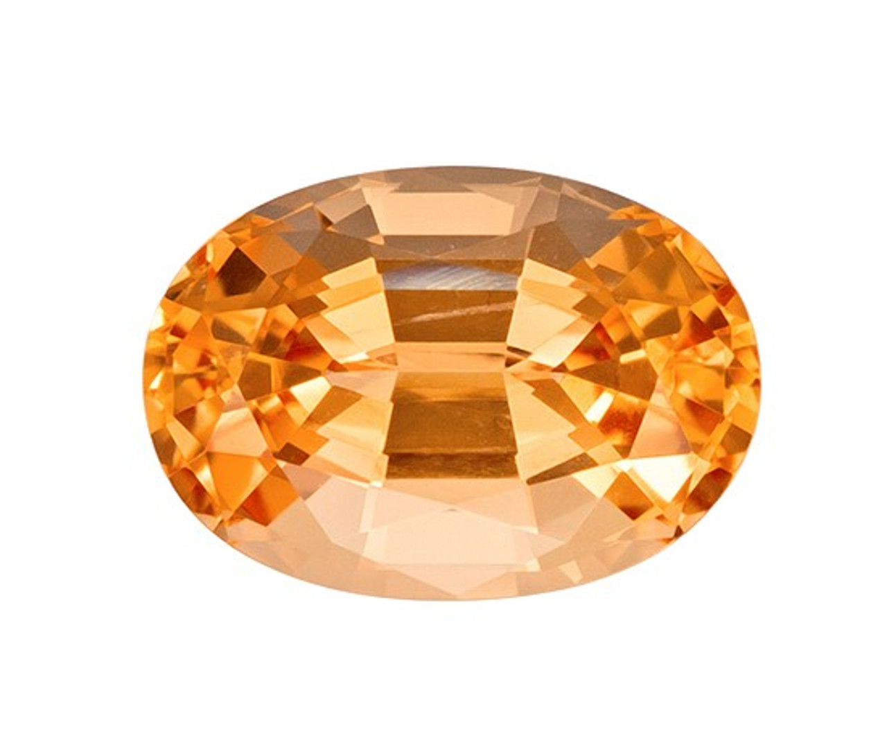 Carat Precious Topaz Gemstone, Oval Shape, x mm