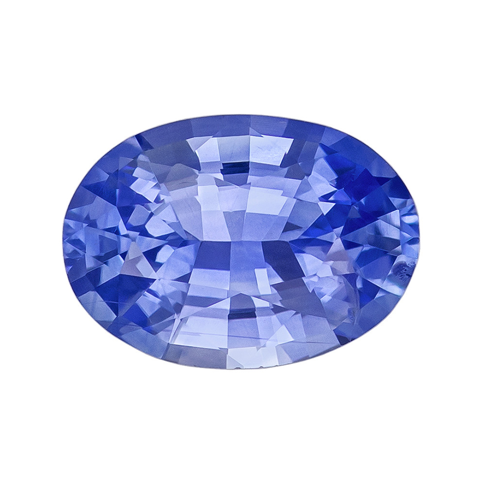 0.89 Carat Natural Sapphire Gemstone, Oval Shape, 7 x 5 mm