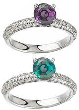 Genuine Alexandrite Rings