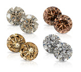 Genuine Cognac & Champagne Round Diamonds