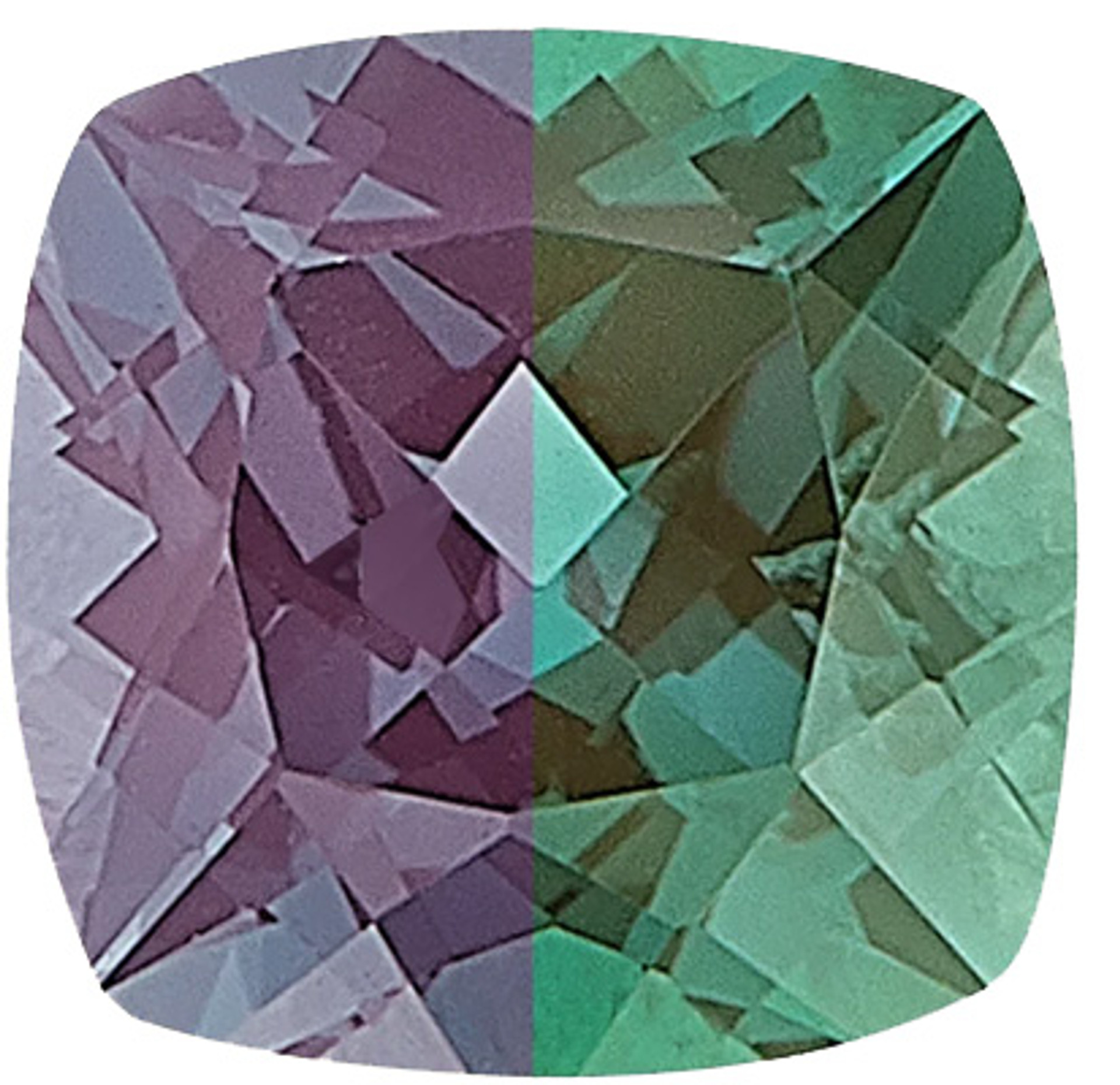 AntiqueSquare Cut Lab Created Alexandrites Synthetic AntiqueSquare