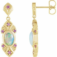 Opal Earrings