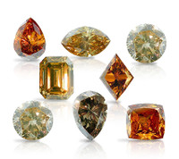 Genuine Natural Colored Larger Diamonds