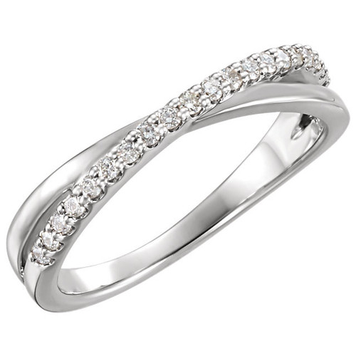 Shop 14 Karat White Gold 0.20 Carat Diamond Ring