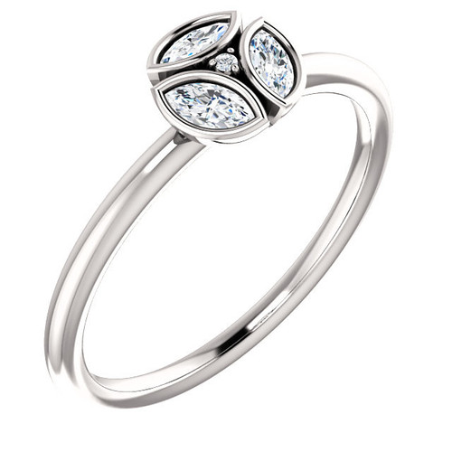 Buy Platinum 0.25 Carat Diamond Ring