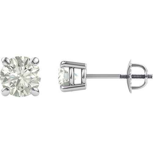 Diamond Studded Platinum 2.00 Carat Diamond Inside Outside Hoop Earrings