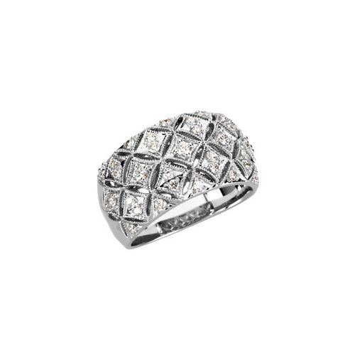 Diamond Ring in 14 Karat White Gold 0.50 Carat Diamond Ring