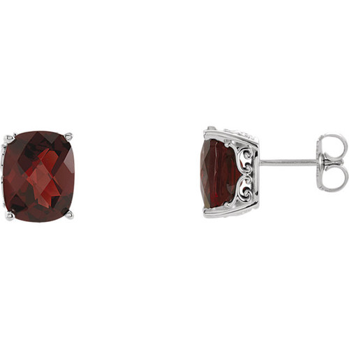 Genuine Mozambique Garnet Earrings