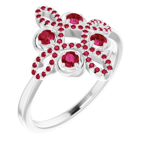 Buy Ruby in 14 K Yellow Gold Ruby and 00.17 Ct Diamond | AfricaGems