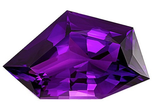 86.58 carat Natural Amethyst Gemstone - Fancy Shape - Magnificent - 43 x 27 mm