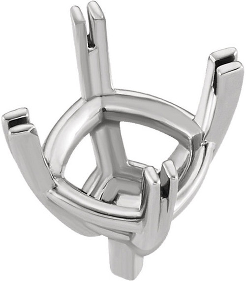 Nice 14kt Gold SplitProng Peg Jewelry Finding for Antique Square Gemstone Size 3.50mm to 10mm