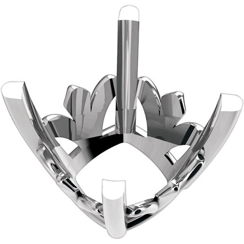 Pretty 14kt Gold 4Prong Fleurdelis Jewelry Finding for Antique Square Gemstone Size 5mm to 12mm