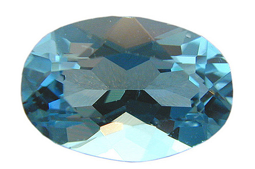 Finest Quality Aquamarine - Oval Cut - Deep Greenish Blue - 0.90 carats - Dimensions: Not specified