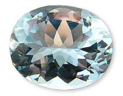Blue Aquamarine Gemstone - Oval Cut - Gorgeous - USA Cutting - 13.22 carats - AfricaGems