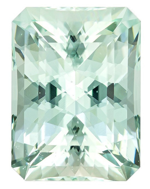 Genuine Green Beryl Gemstone, Emerald Cut, 19.13 carats, 19 x 14.1 mm , AfricaGems Certified - A  Find!