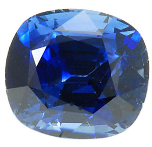 Vivid Blue Sapphire - Cushion - 4.08 carats - Gorgeous - AfricaGems