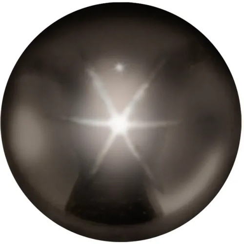 Black Star Sapphire Round Cut Gems  in Grade AA
