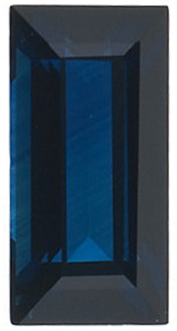 Baguette Genuine Blue Sapphire in Grade A