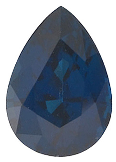 Pear Cut Genuine Blue Sapphire in Grade A Pear Cut Genuine Blue Sapphire in Grade A
