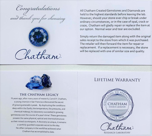 Ruby Baguette Cut in Grade GEM | Chatham Ruby Lab Stone