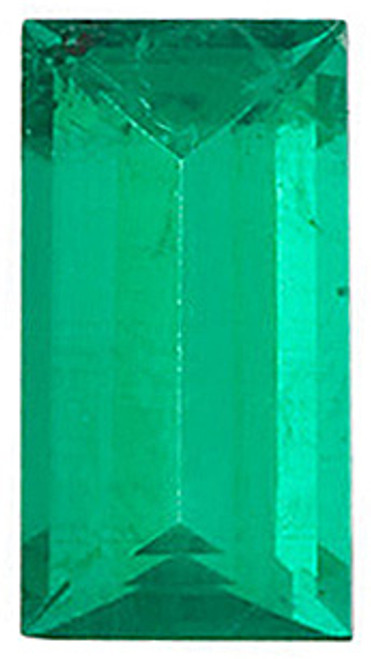 Baguette Genuine Emerald in Grade AA