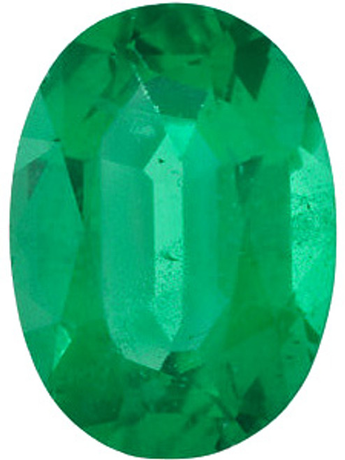 Oval Cut Genuine Emerald in Grade AA Oval Cut Genuine Emerald in Grade AA
