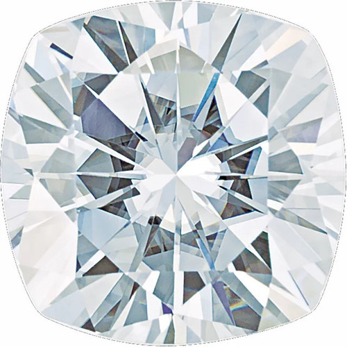 Cushion Moissanite Forever One DEF Color Grade