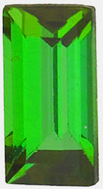 Green Tourmaline Baguette Cut Grade AAA
