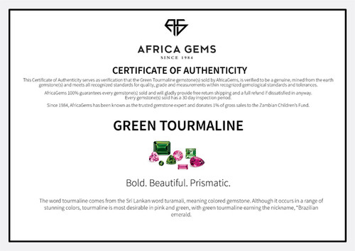 Cabochon Oval Genuine Green Tourmaline in Grade AAA Cabochon Oval Genuine Green Tourmaline in Grade AAA