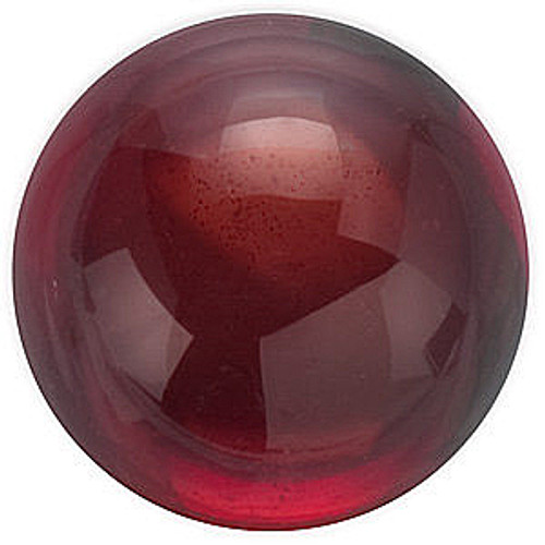 Cabochon Round Genuine Red Garnet in Grade AAA Cabochon Round Genuine Red Garnet in Grade AAA