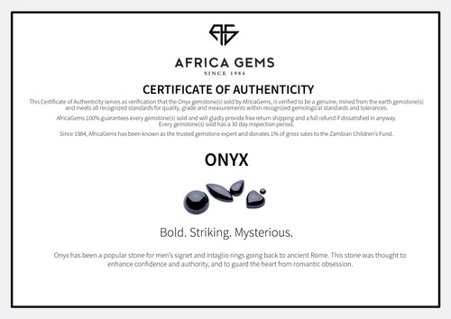 Buff Top Oval Genuine Black Onyx in Grade AAA Buff Top Oval Genuine Black Onyx in Grade AAA