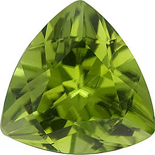 Trillion Cut Peridot in Grade AAA Trillion Cut Peridot in Grade AAA