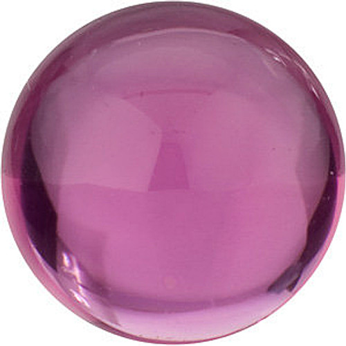 Cabochon Pink Tourmaline Round Cut  in Grade AAA Cabochon Pink Tourmaline Round Cut  in Grade AAA