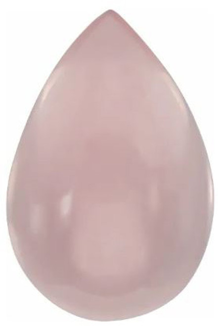 Rose Quartz Gemstone Cabochon Pear Cut Gems in Grade AAA