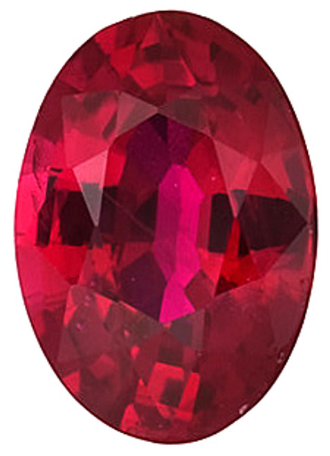 Oval Cut Genuine Ruby in Grade AAA Oval Cut Genuine Ruby in Grade AAA