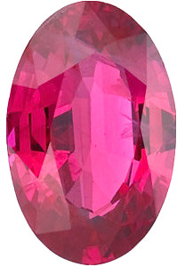 Oval Cut Genuine Ruby in Grade A