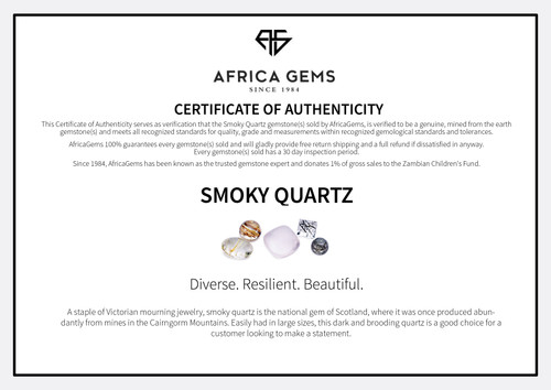 Checkerboard Antique Cushion Smokey Quartz in Grade AAA Checkerboard Antique Cushion Smokey Quartz in Grade AAA