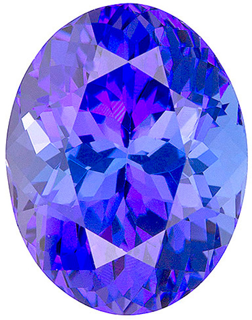 Oval Cut Genuine Tanzanite in Grade AA Oval Cut Genuine Tanzanite in Grade AA
