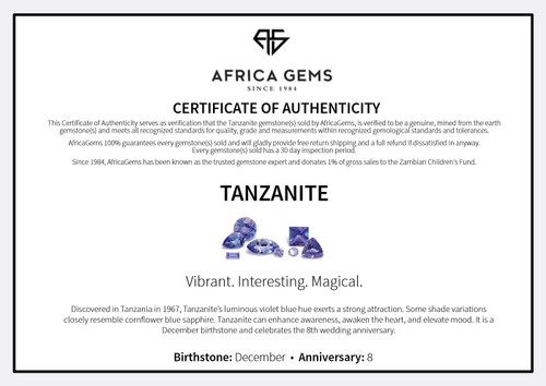 Pear Cut Genuine Tanzanite in Grade AA Pear Cut Genuine Tanzanite in Grade AA