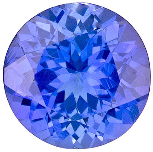 Round Cut Genuine Tanzanite  in Grade AA Round Cut Genuine Tanzanite  in Grade AA
