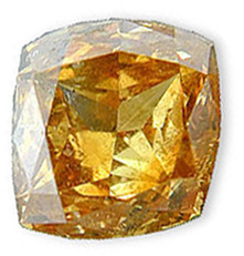 Fancy Brownish Orangey Yellow Diamond 0.42 carats
