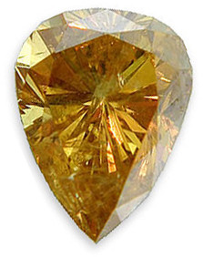 Fancy Brownish Orangey Yellow Diamond 0.42 carats