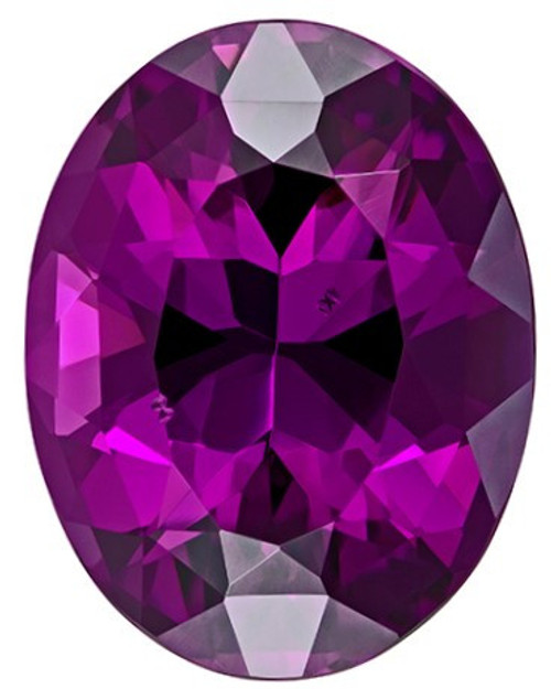 Purple Garnet Loose Gemstone - Oval Cut - 4.99 carats - 11.7 x 9mm - Perfect for Pendants