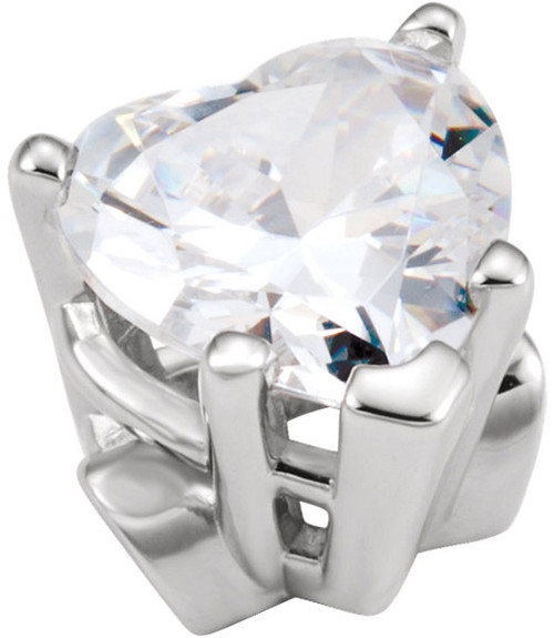 Stylish 14kt Gold 5Prong VEnd Jewelry Finding with Solder Pads for Heart Gemstone Size 5mm to 11 x 9mm