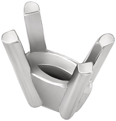 Fashionable 14kt Gold 4 Prong Solid Base Jewelry Finding for Marquise Gemstone Size 5 x 3mm to 10 x 5mm