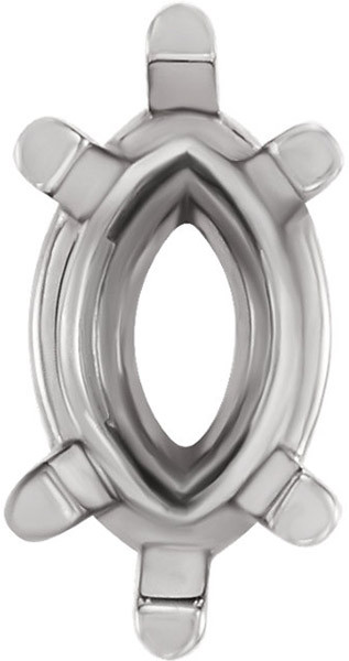 Chic & Simple 14kt Gold 6 Prong Wire Jewelry Finding for Marquise Gemstone Size 5.60 x 3.50mm to 11.20 x 7mm