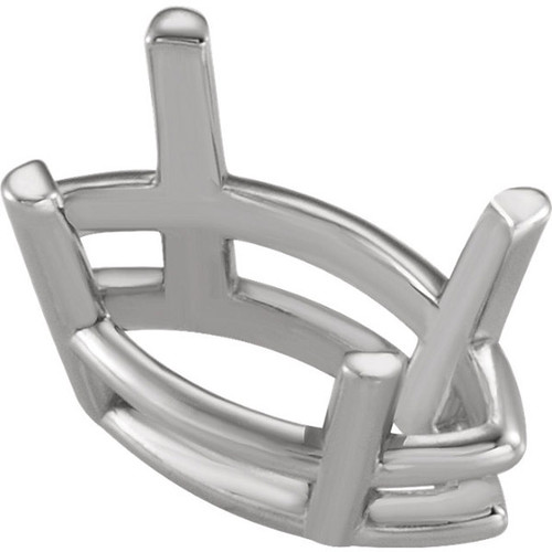 Basic 14kt Gold 4Prong Wire Basket Jewelry Finding for Marquise Gemstone Size 4 x 2mm to 20 x 10mm