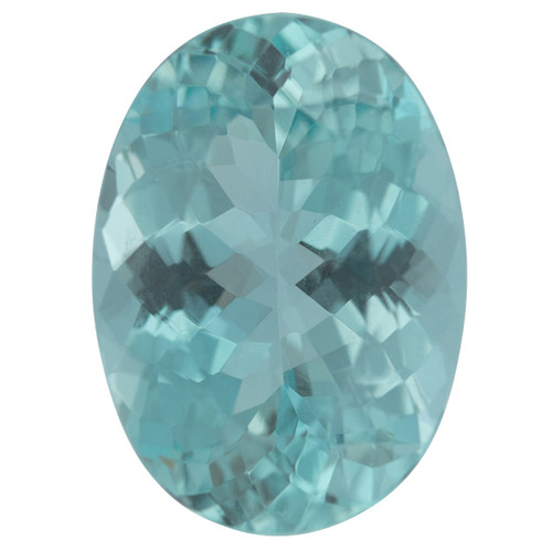 Low Price Aquamarine - Oval Cut - No Heat - 9.38 carats - 17.35 x 12.44mm