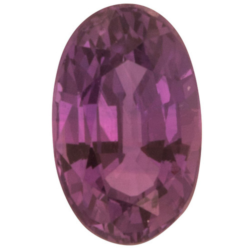 Untreated Purple Sapphire Gem - Oval Cut - 1.27 carats - 7.46 x 4.98 x 3.71mm - Purple Color