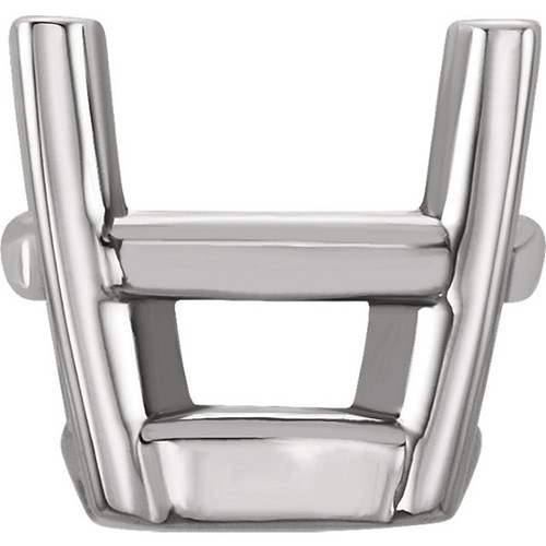 Basic 14kt Gold Curved 4Prong  Wire Basket Jewelry Finding for Oval Gemstones Size 6 x 4mm to 8 x 6mm